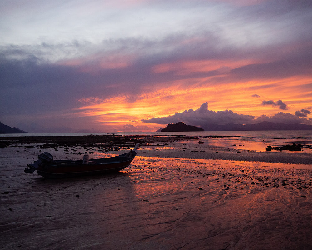 Sonnenuntergang am Meer