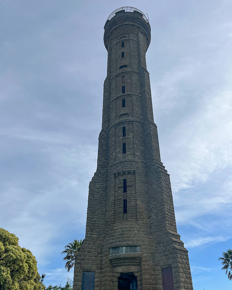 Durie Hill Memorial Tower von unten
